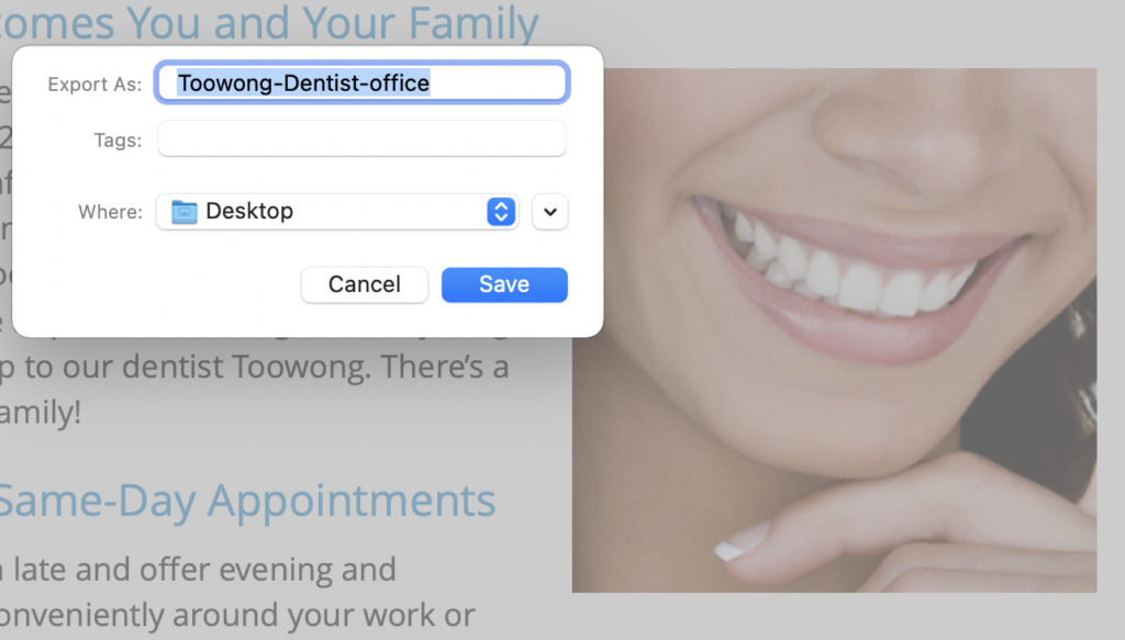 Correct SEO imaging 